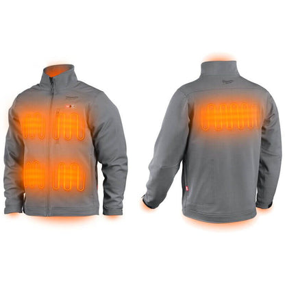 MILWAUKEE M12HJGREY5-0 HEATED 12V TOUGHSHELL JACKET MEDIUM