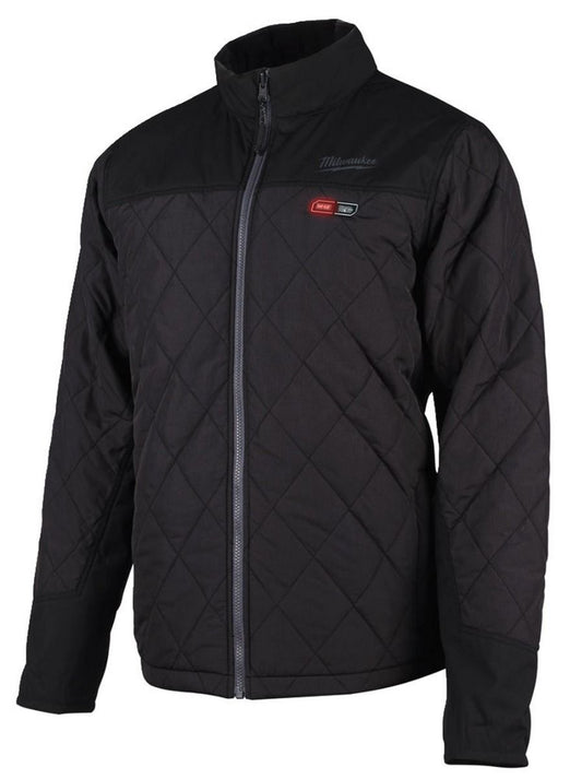 MILWAUKEE M12HPJBL2-0 HEATED PUFFER JACKET BLACK EX LARGE