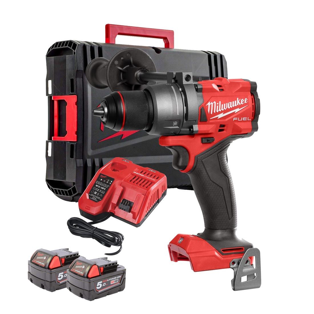 MILWAUKEE M18FPD3-502X M18 FUEL COMBI DRILL 2 X 5.0AH