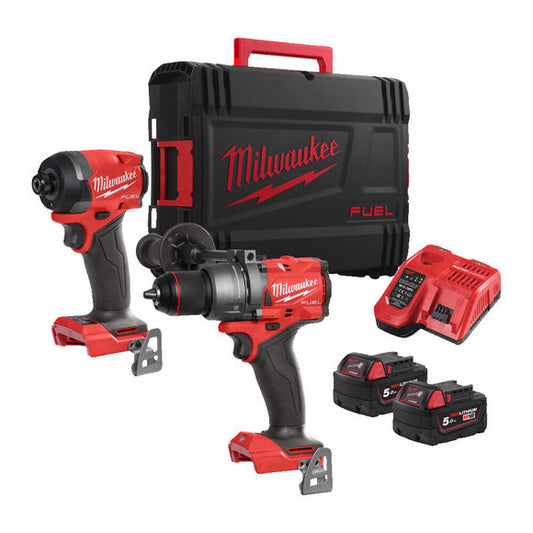 MILWAUKEE M18FPP2A3-502X GEN4 FUEL TWIN KIT 2 X 5.0AH