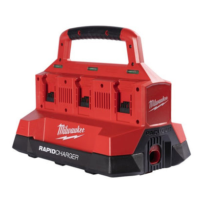 MILWAUKEE M18PC6 M18 6 BAY RAPID PACKOUT CHARGER