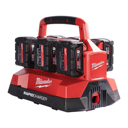 MILWAUKEE M18PC6 M18 6 BAY RAPID PACKOUT CHARGER