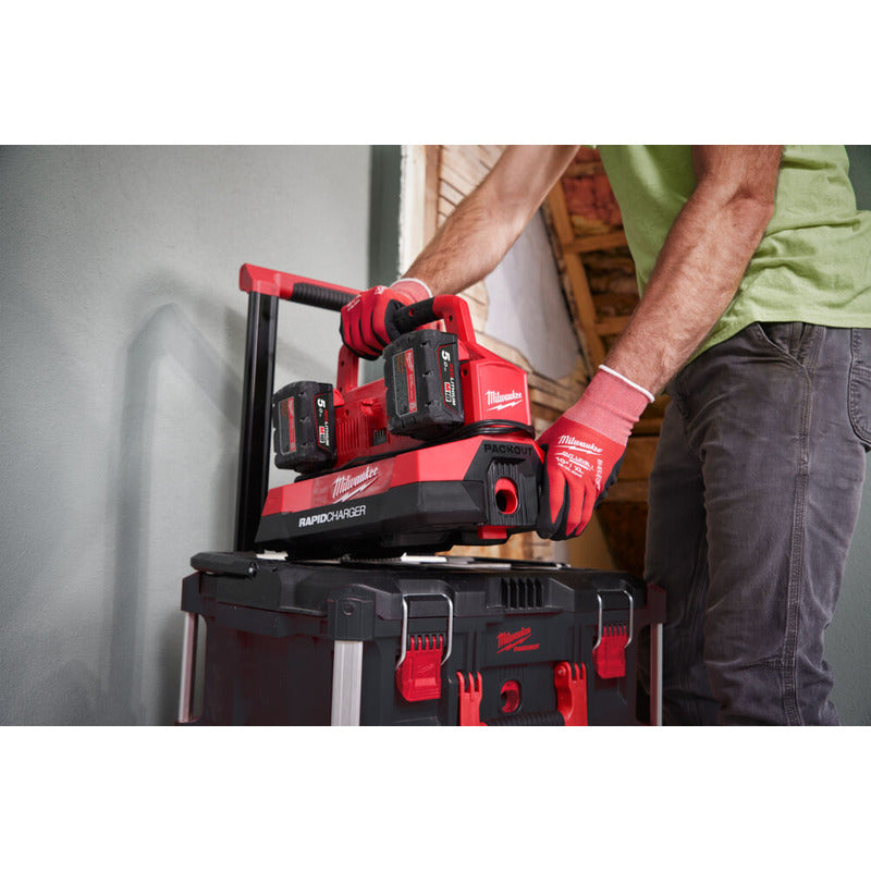 MILWAUKEE M18PC6 M18 6 BAY RAPID PACKOUT CHARGER