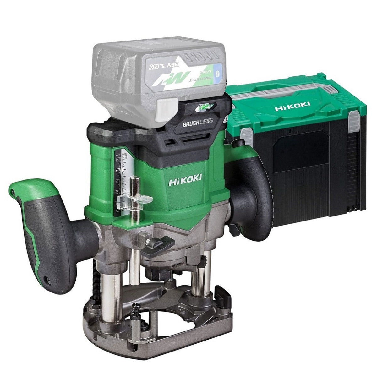 HIKOKI M3612 36V 1/2" ROUTER BODY ONLY IN CASE M3612DAJ2Z
