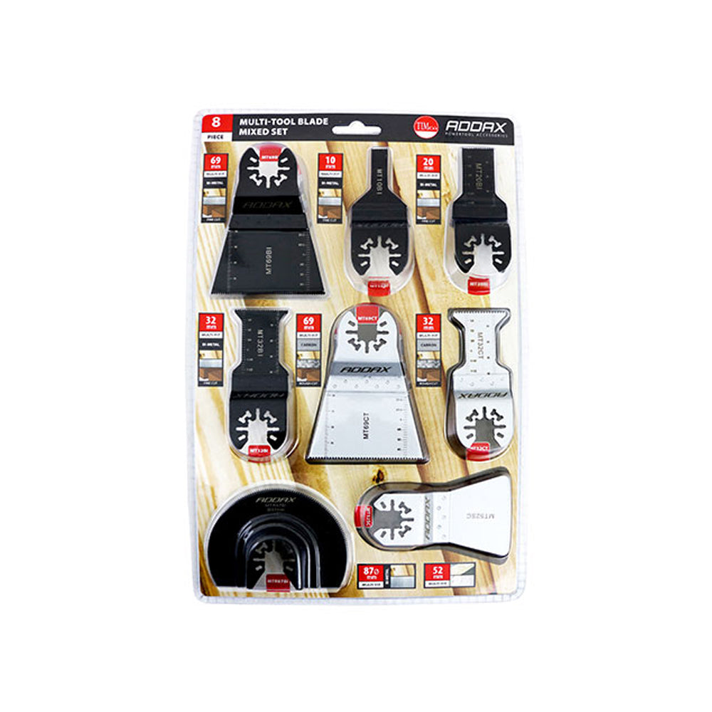 Addax M/Tool Blade 8 piece Set MT8PSET Multi Tool