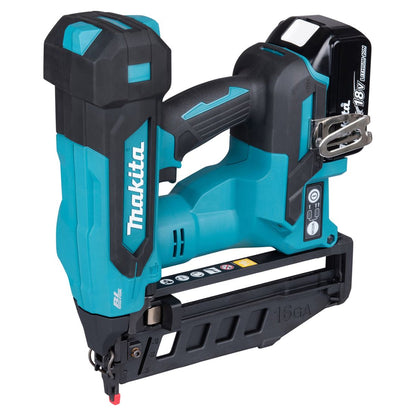 MAKITA DBN601RTJ 18V LXT 2ND FIX NAILER 16G 2 X 5.0AH