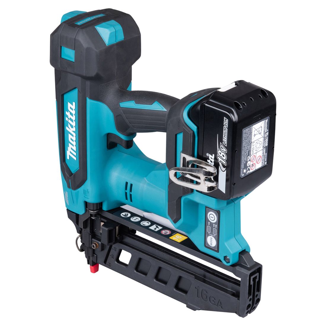 MAKITA DBN601RTJ 18V LXT 2ND FIX NAILER 16G 2 X 5.0AH