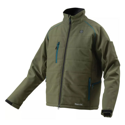 MAKITA DCJ205ZO 18V LXT OLIVE HEATED JACKET MEDIUM