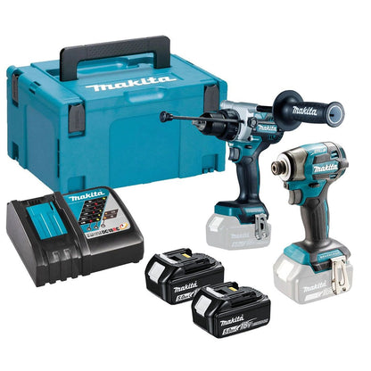 MAKITA DLX2516TJ 18V LXT TWIN KIT DHP486 DTD173 2 X 5.0AH