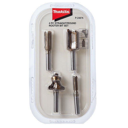 MAKITA P-24876 4 PCE ROUTER CUTTER SET
