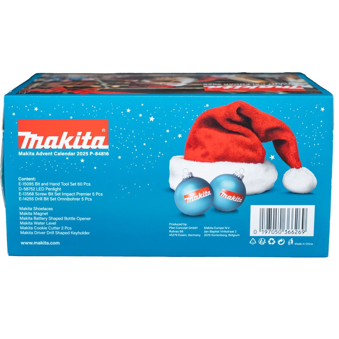 MAKITA ADVENT CALENDAR 2025 P-84816