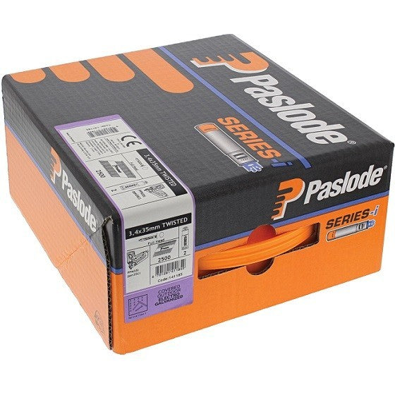 PASLODE 141185 35MM TWIST NAILS FOR PPN35CI (2500 BOX)