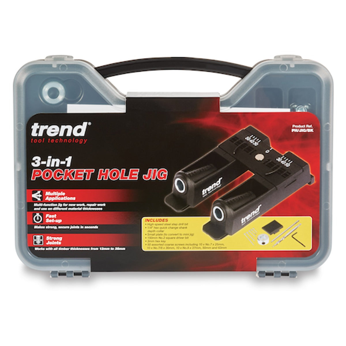 TREND 3-in-1 POCKET HOLE JIG PH/JIG/BK IN CASE