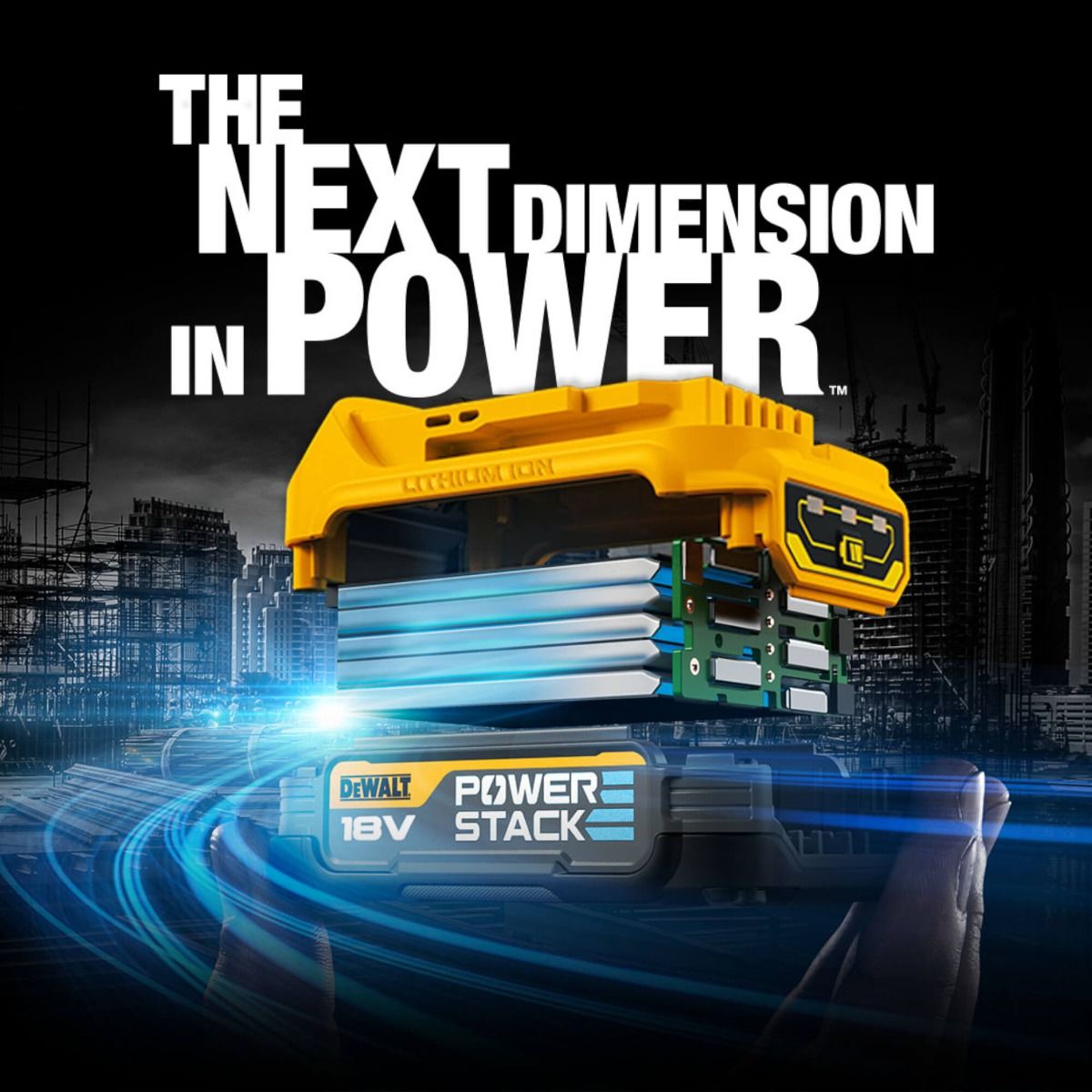 DEWALT DCK2050H2T 18V XR TWIN KIT POWERSTACK 2 X 5.0AH