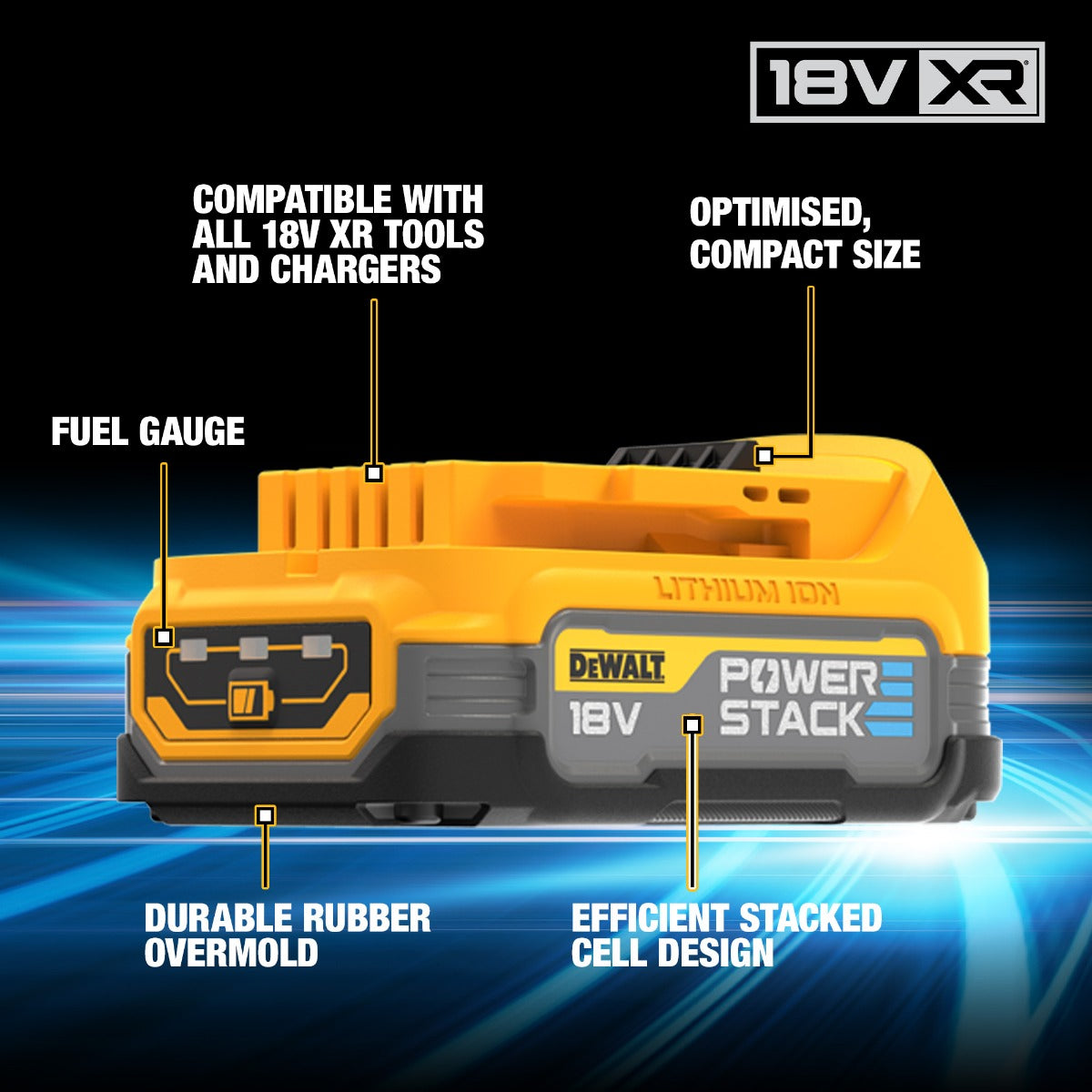 DEWALT DCK2050E2T 18V TWIN KIT POWERSTACK B/LESS G3