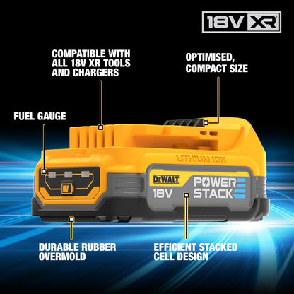 DEWALT DCK2050E2T 18V TWIN KIT POWERSTACK B/LESS G3