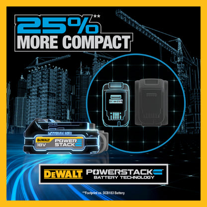 DEWALT DCK2050E2T 18V TWIN KIT POWERSTACK B/LESS G3