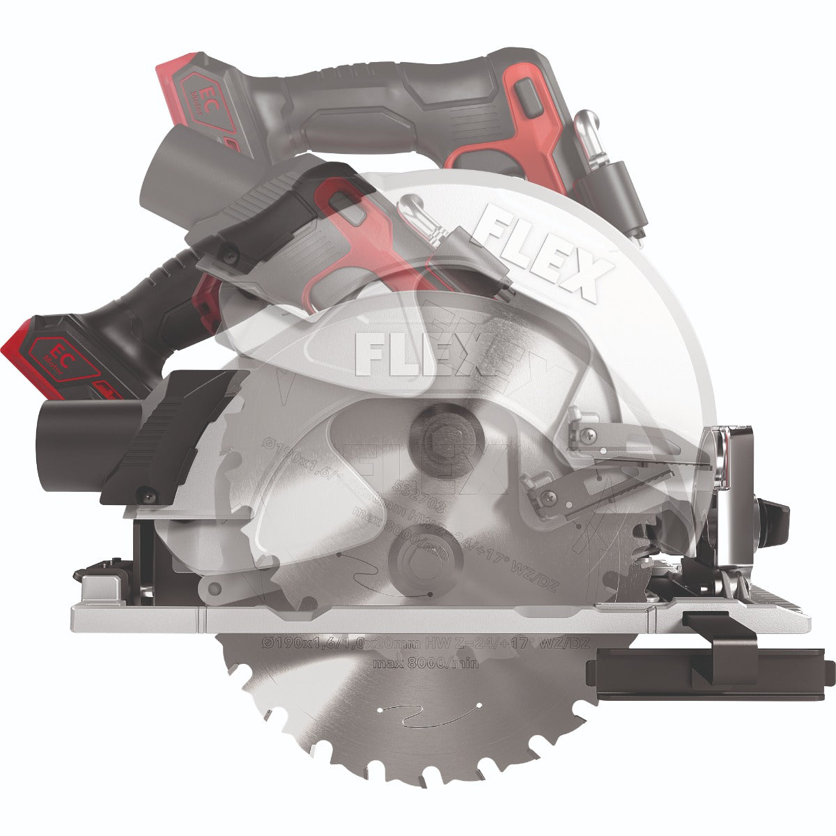 FLEX CS 68 18-EC C 18V CIRCULAR SAW BODY 532636