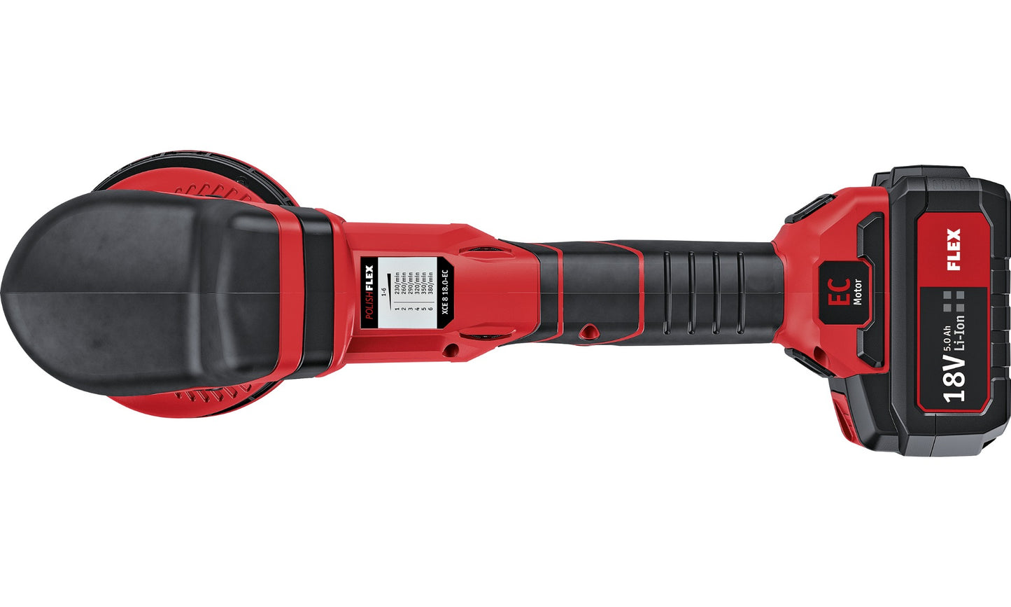 FLEX XCE 8 125 18.0-EC/5.0 FORCE DRIVEN DA POLISHER SET