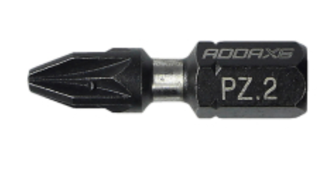 ADDAX Impact PZ2 x 25mm x10 2PZ25X6 PZ2 BIT