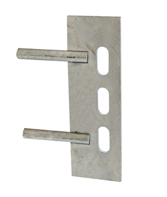 Gravel Board Clip 2 Pin Galv 150 x 50mm - (1 EA)