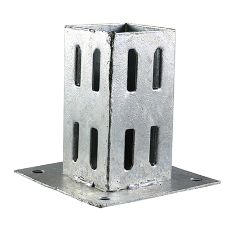 Bolt Down Shoe - Quick Fit HDG 100mm - (1 EA)