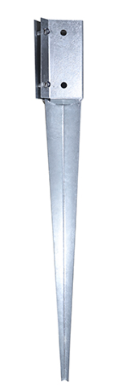 Drive in Post Spike - Bolt HDG 50 x 450mm - (1 EA)