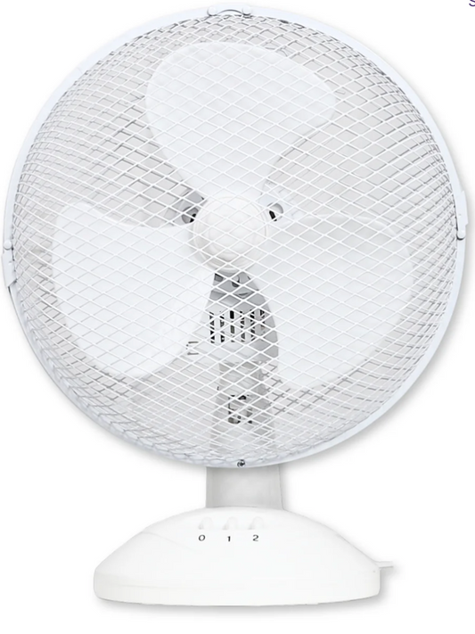 EXCEL 9" DESK FAN WITH TILT 2 SPEED 31163