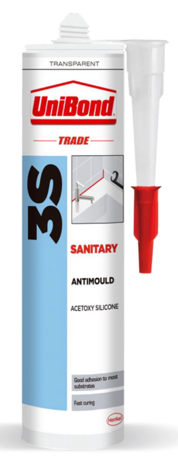 UNIBOND TRADE 3S SILICONE WHITE 280ML