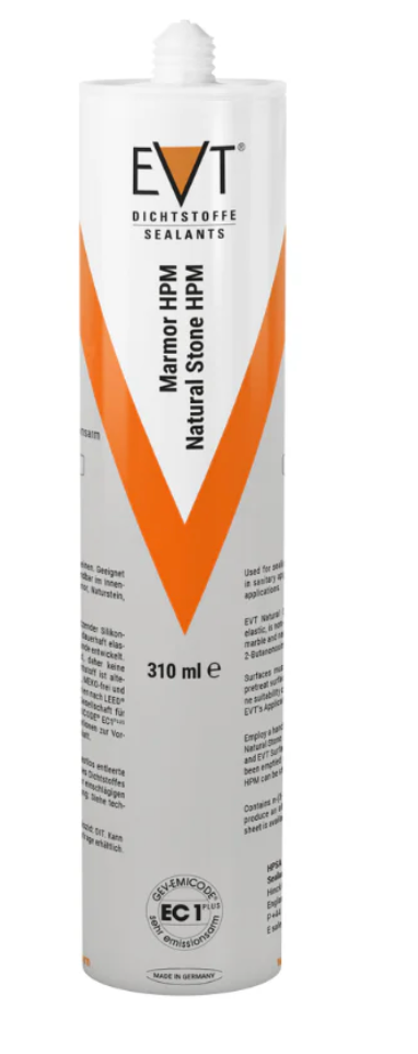 EVT HPM NATURAL STONE SILICONE WHITE 310ML