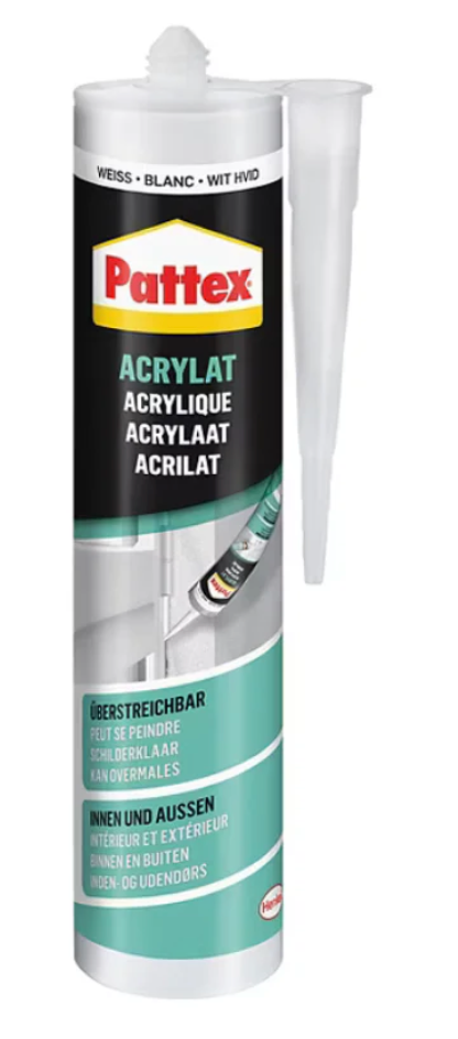 PATTEX ACRYLIC DECORATORS CAULK INTERNAL WHITE