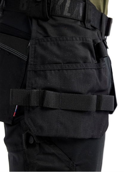 BLAKLADER CRAFTSMAN 30R BLACK 1750 TROUSER WITH STRETCH C44