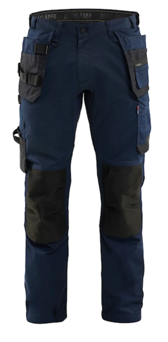 BLAKLADER CRAFTSMAN 30R BLUE 1750 TROUSER WITH STRETCH