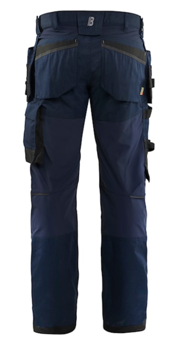 BLAKLADER CRAFTSMAN 30R BLUE 1750 TROUSER WITH STRETCH