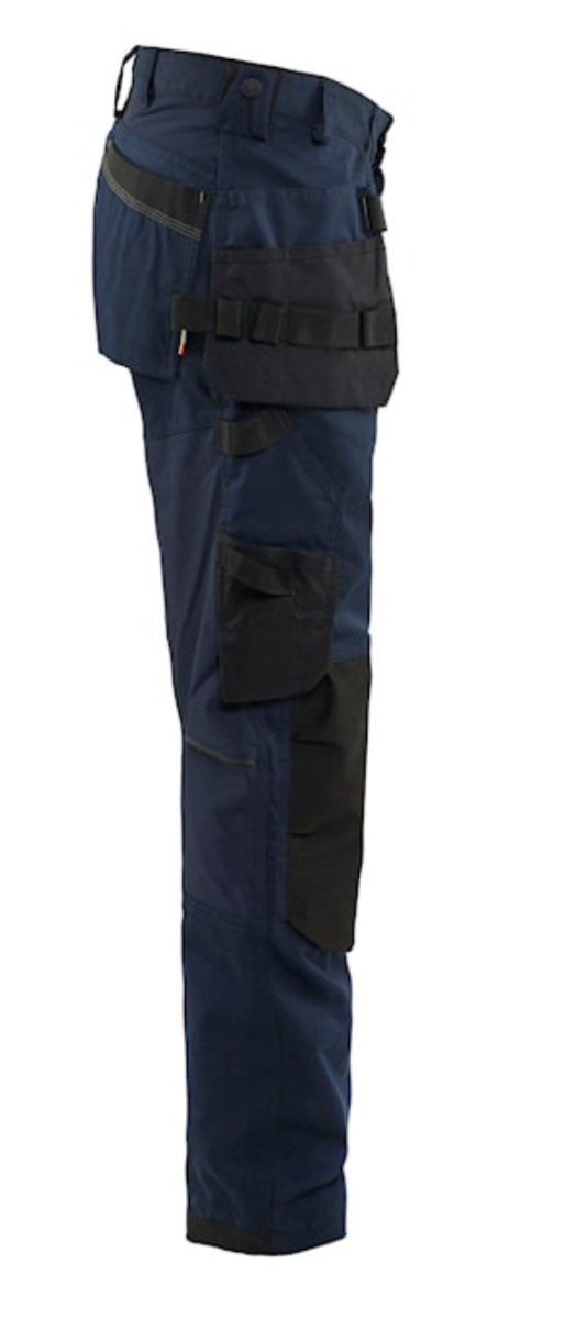 BLAKLADER CRAFTSMAN 30R BLUE 1750 TROUSER WITH STRETCH