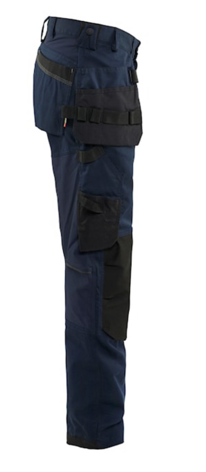 BLAKLADER CRAFTSMAN 30R BLUE 1750 TROUSER WITH STRETCH