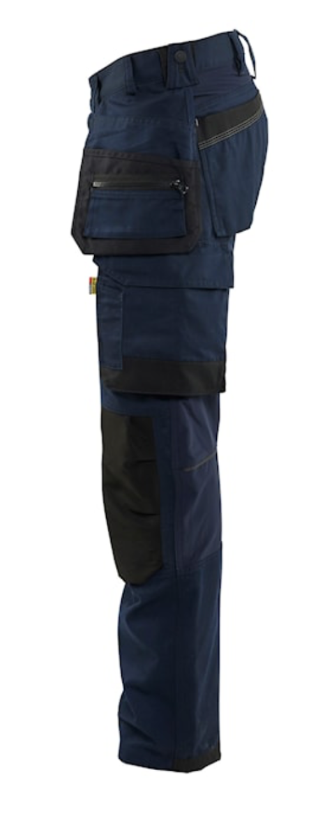 BLAKLADER CRAFTSMAN 30R BLUE 1750 TROUSER WITH STRETCH