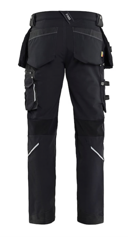 BLAKLADER CRAFTSMAN 32R BLACK X1900 TROUSER 4WAY STRETCH C46