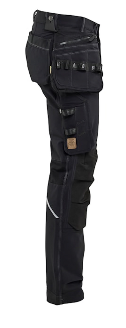 BLAKLADER CRAFTSMAN 32R BLACK X1900 TROUSER 4WAY STRETCH C46