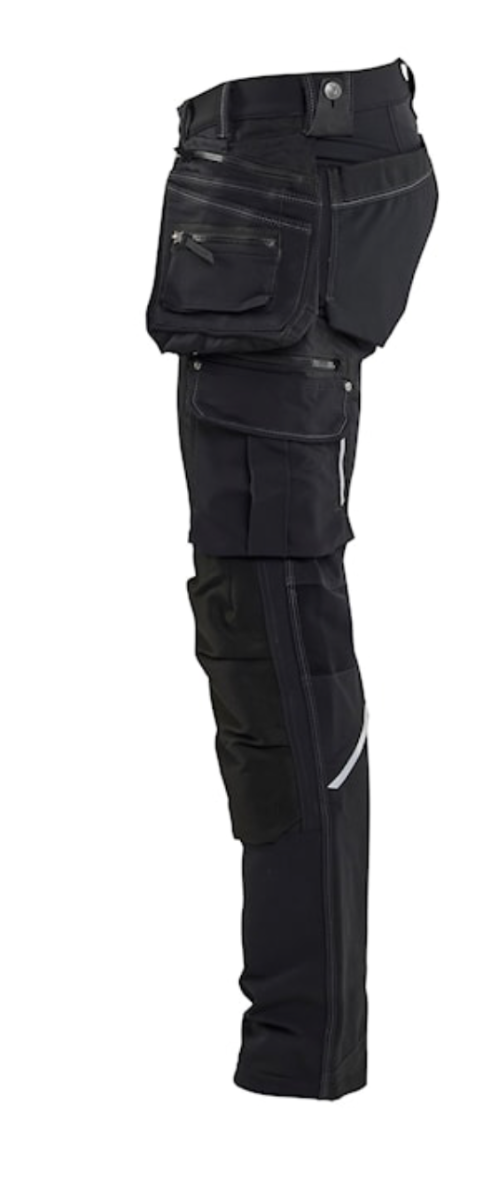 BLAKLADER CRAFTSMAN 32R BLACK X1900 TROUSER 4WAY STRETCH C46