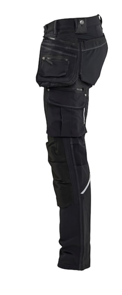 BLAKLADER CRAFTSMAN 32R BLACK X1900 TROUSER 4WAY STRETCH C46