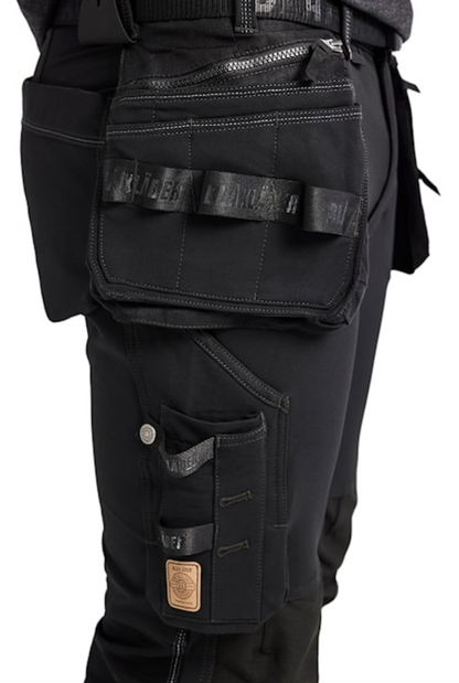 BLAKLADER CRAFTSMAN 32R BLACK X1900 TROUSER 4WAY STRETCH C46