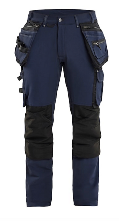 BLAKLADER CRAFTSMAN 30R BLUE X1900 TROUSER STRETCH DENIM