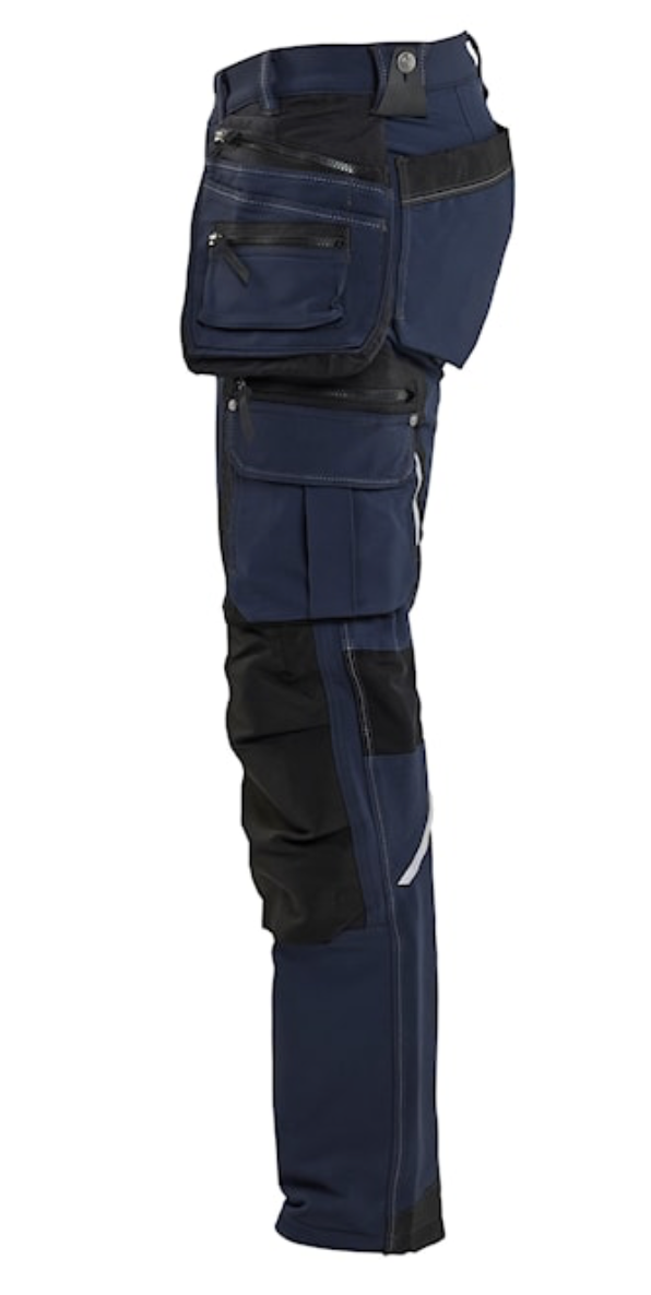 BLAKLADER CRAFTSMAN 30R BLUE X1900 TROUSER STRETCH DENIM