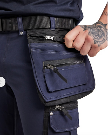 BLAKLADER CRAFTSMAN 30R BLUE X1900 TROUSER STRETCH DENIM