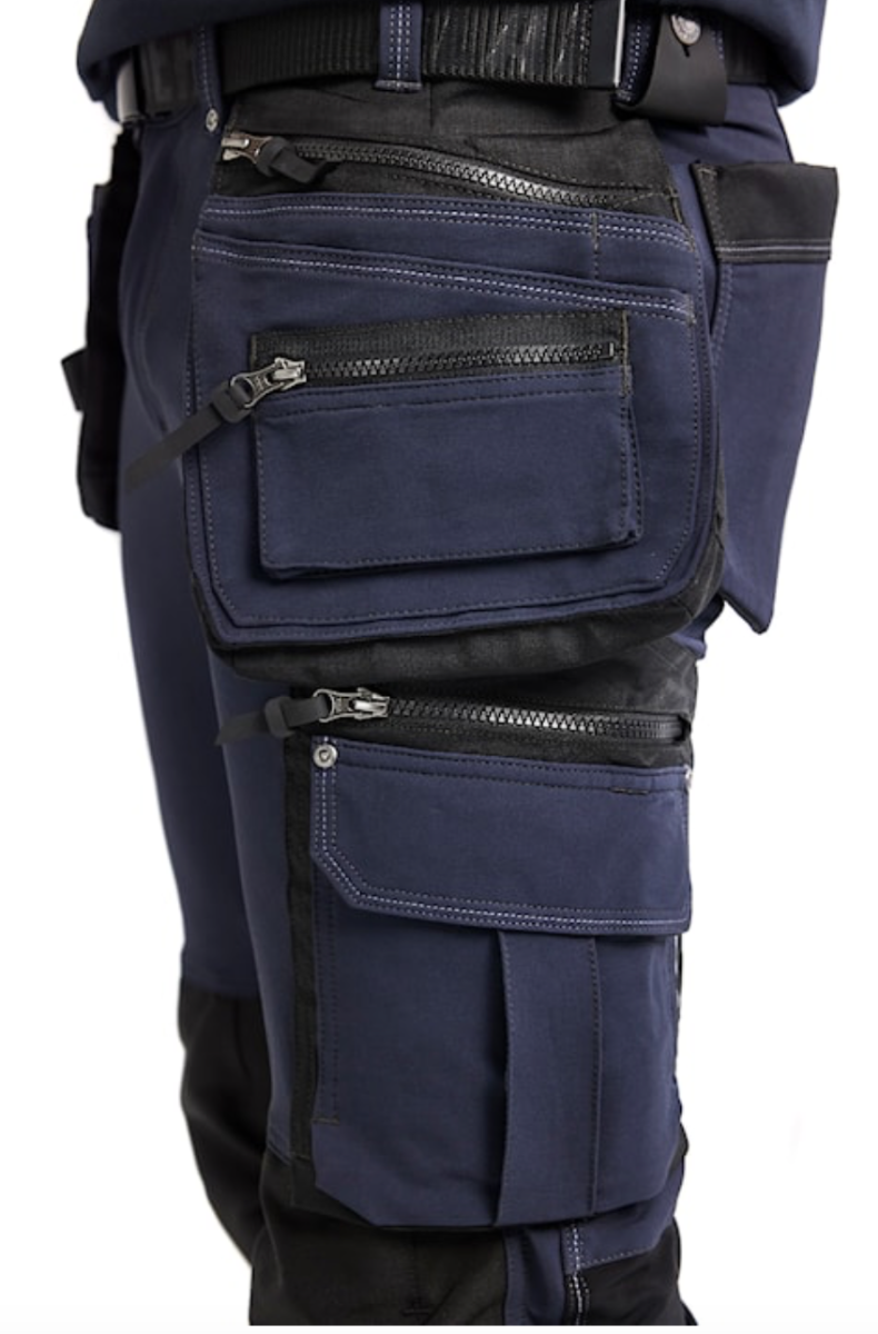 BLAKLADER CRAFTSMAN 30R BLUE X1900 TROUSER STRETCH DENIM