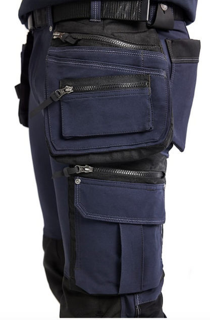 BLAKLADER CRAFTSMAN 30R BLUE X1900 TROUSER STRETCH DENIM