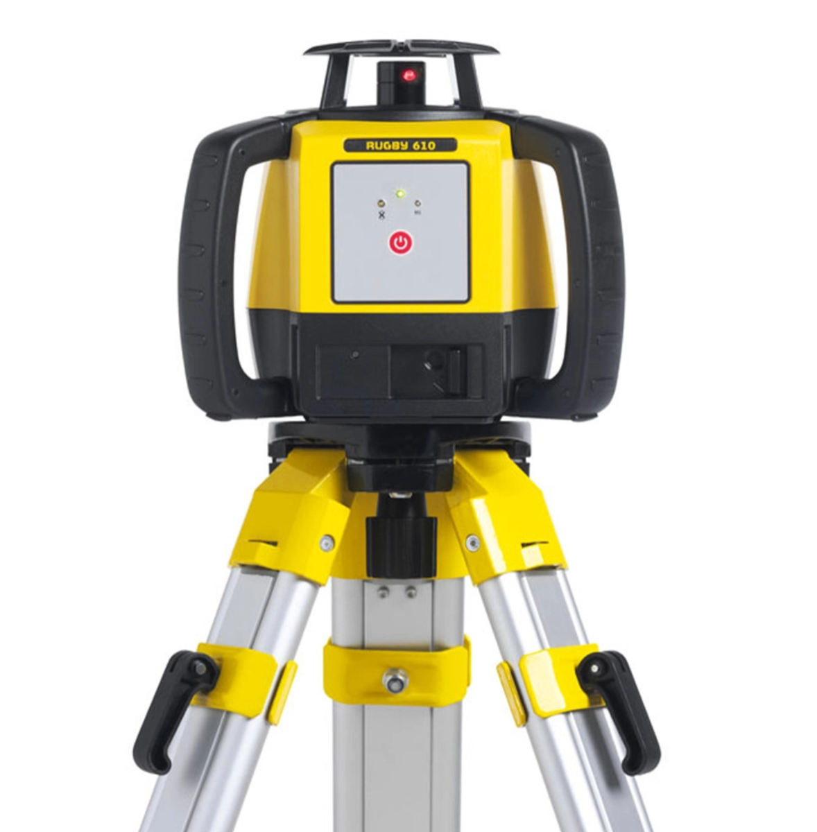 LEICA RUGBY 610 LI-ON ROTARY LASER C/W STAFF,CASE,TRIPOD
