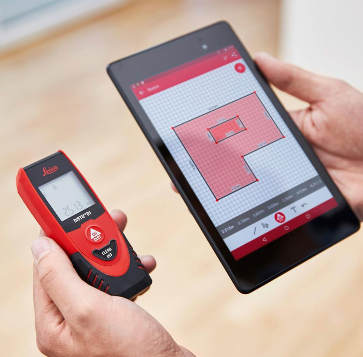 LEICA DISTO D1 40M LASER MEASURE BLUETOOTH