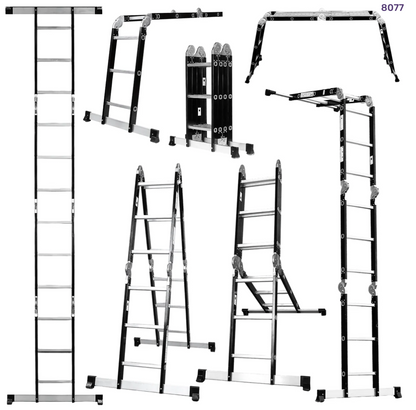 EXCEL 8077 12 STEP STEEL MULTI-PURPOSE LADDER/PLATFORM